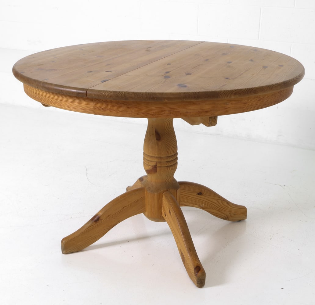 DAUMILLER STYLE PINE DINING TABLE 1970S - 10
