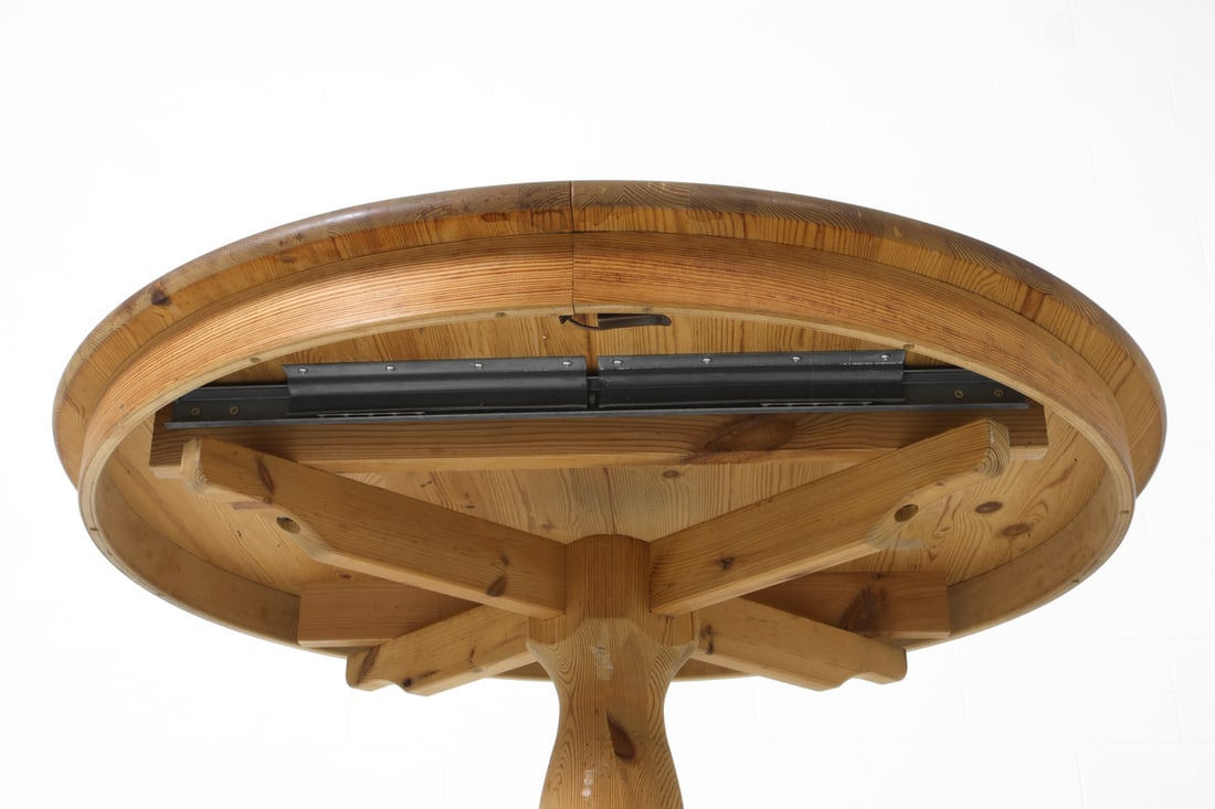 DAUMILLER STYLE PINE DINING TABLE 1970S - 16