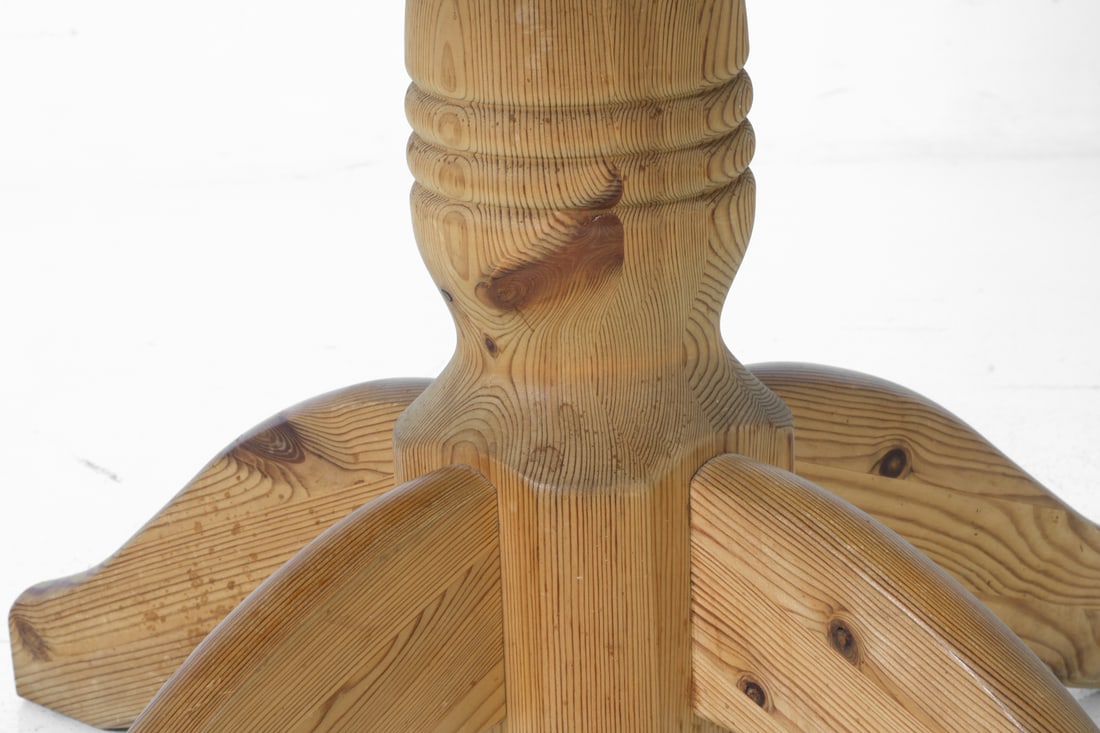 DAUMILLER STYLE PINE DINING TABLE 1970S - 17