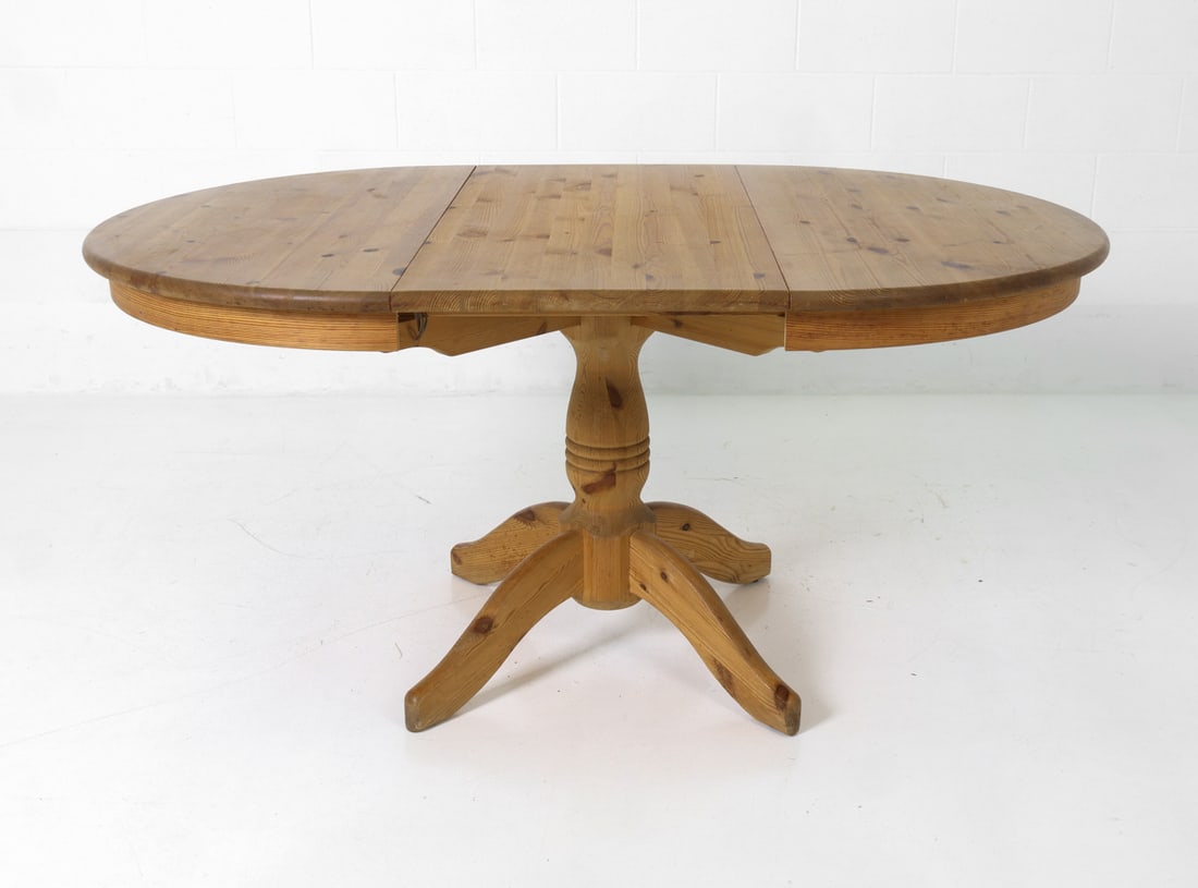 DAUMILLER STYLE PINE DINING TABLE 1970S (1 of 18)