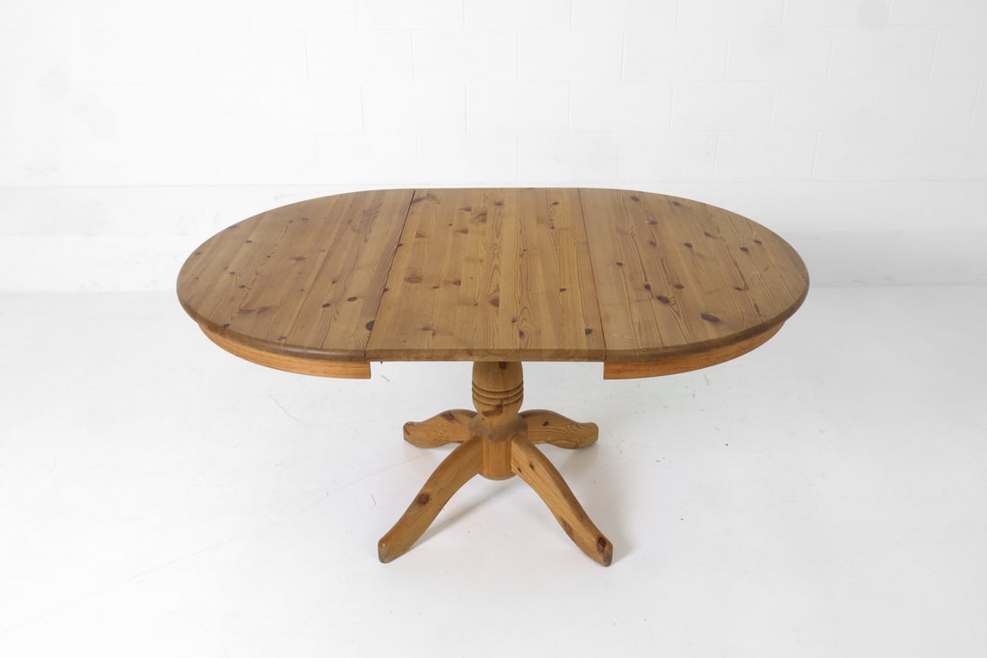 DAUMILLER STYLE PINE DINING TABLE 1970S - 5