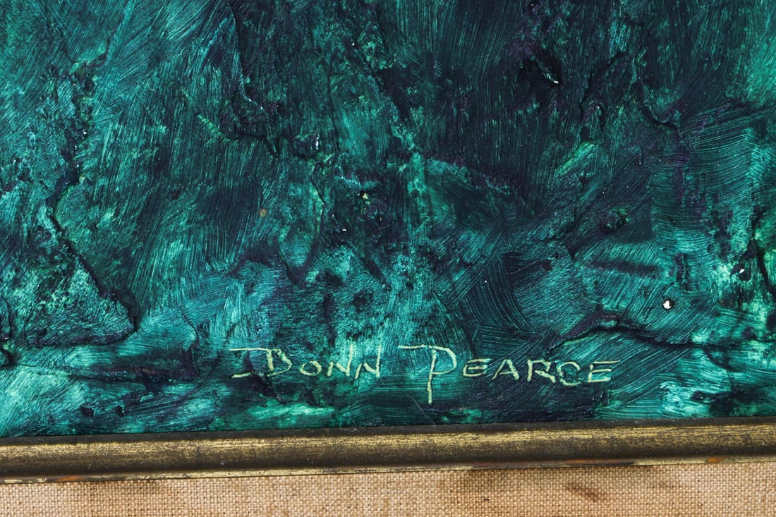 DON PEARCE EXPRESSIONIST CAT PORTRAIT O/B - 6