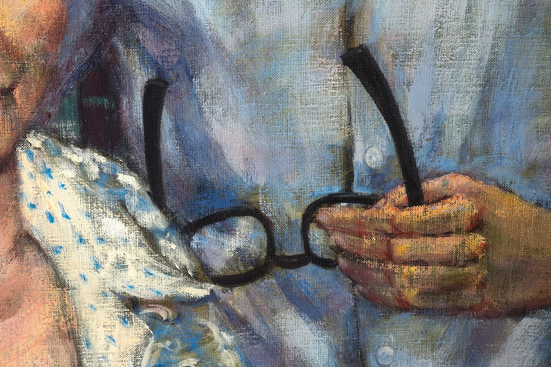 MILTON WRIGHT O/C PORTRAIT PAINTING - 5