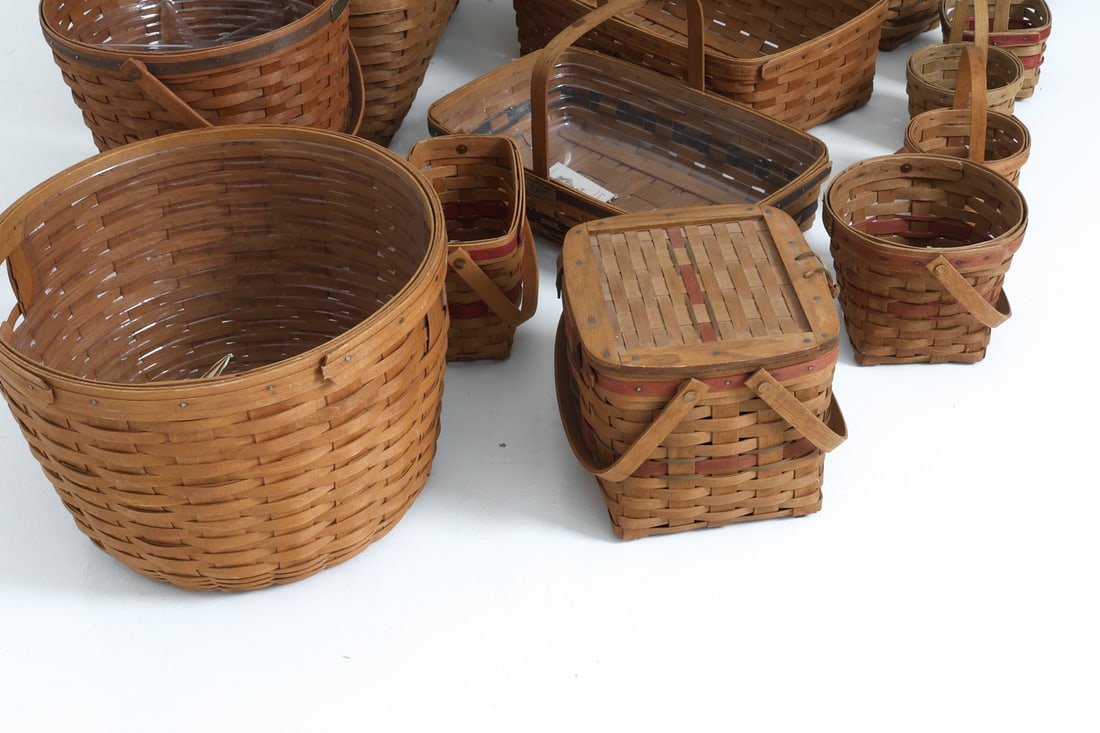 LONGABERGER BASKETS GROUPING C. 1980S - 10
