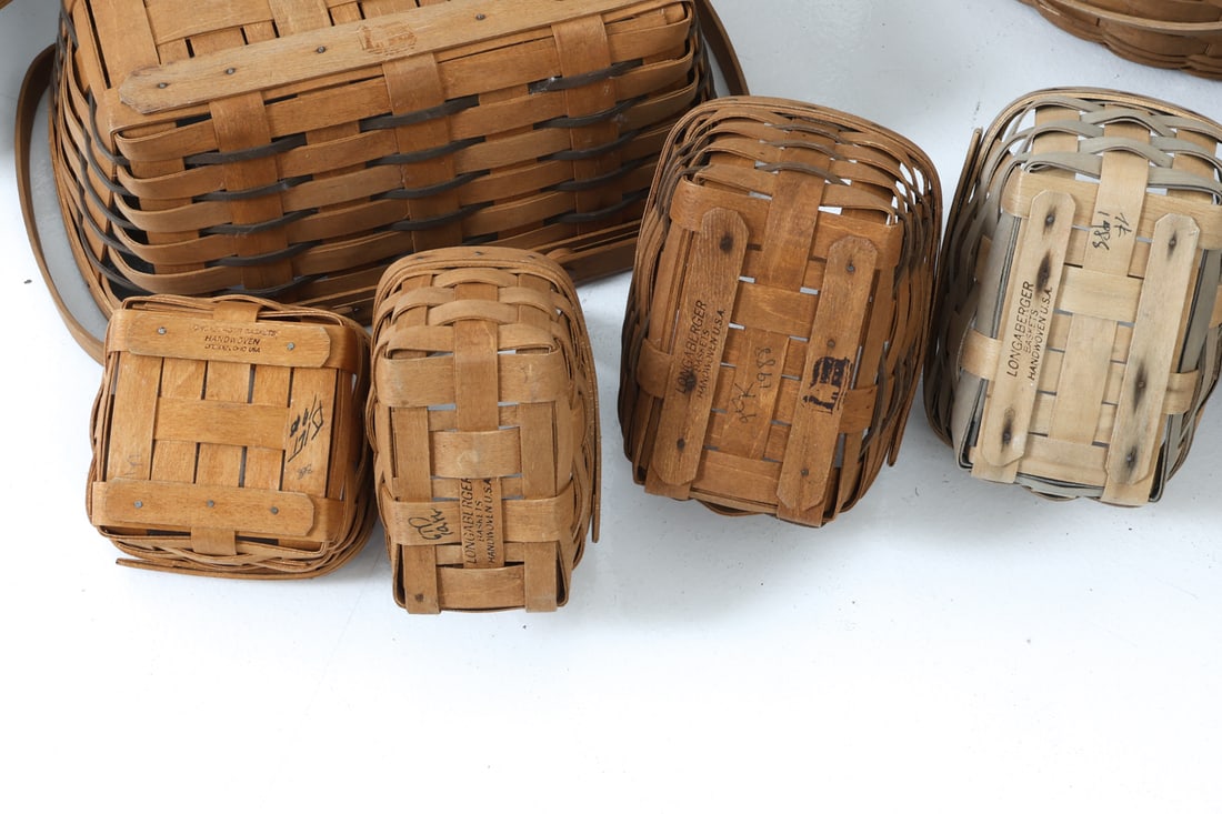 LONGABERGER BASKETS GROUPING C. 1980S - 16