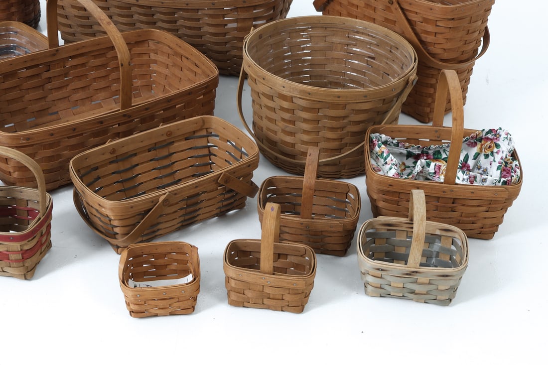 LONGABERGER BASKETS GROUPING C. 1980S - 5