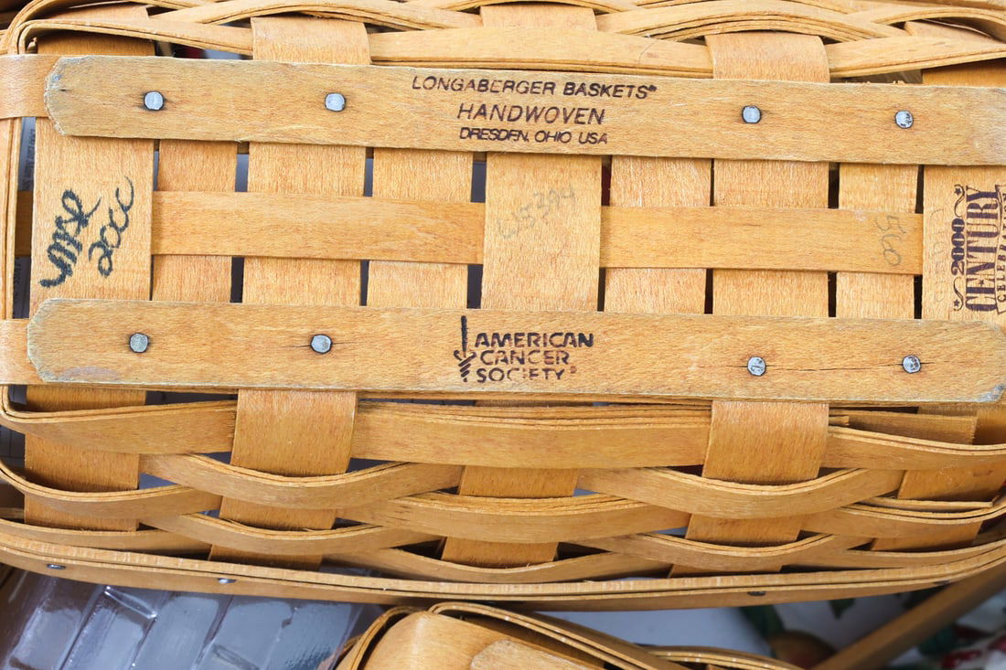 (6) LONGABERGER BASKETS GROUPING C. 2000S - 11