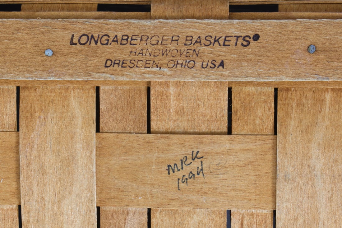 LONGABERGER BASKET GROUPING C. 1990S - 14