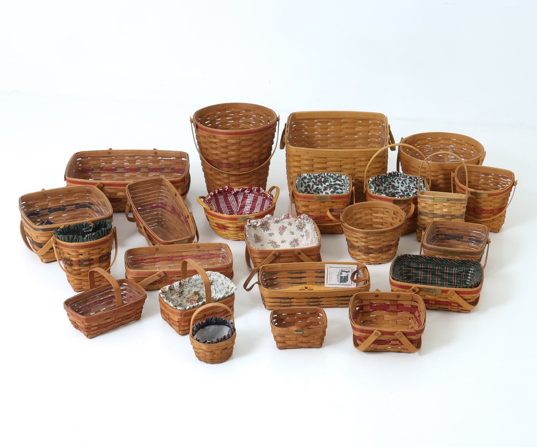 LONGABERGER BASKET GROUPING C. 1990S - 2