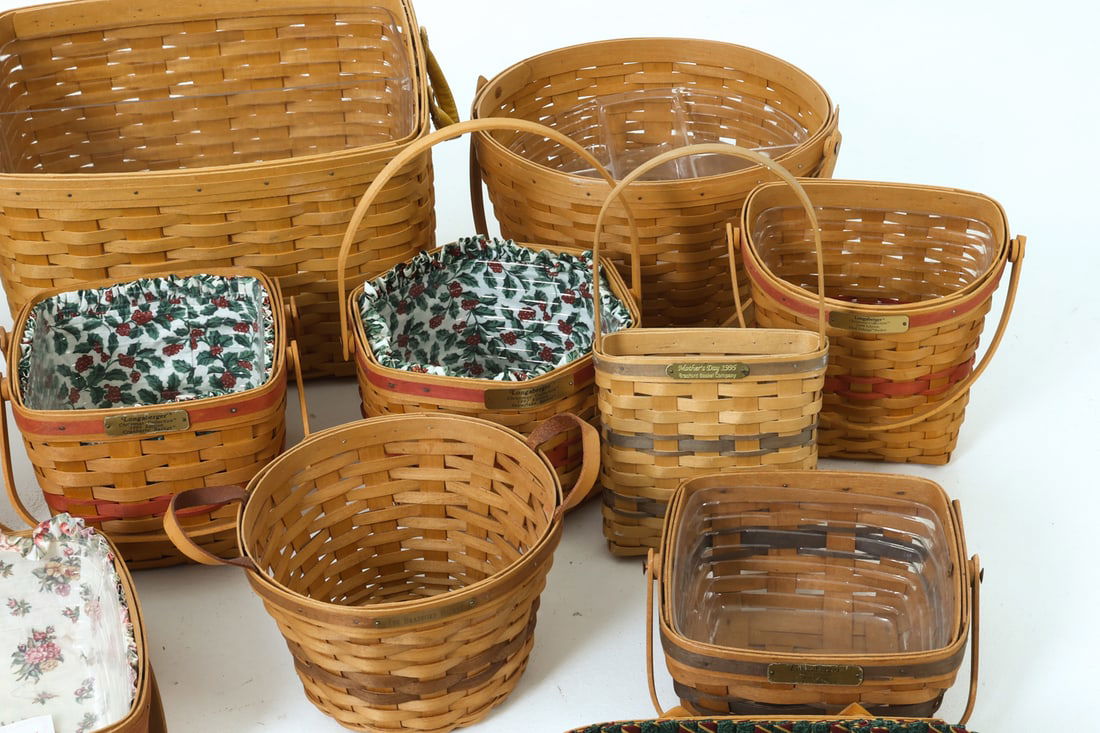 LONGABERGER BASKET GROUPING C. 1990S - 5