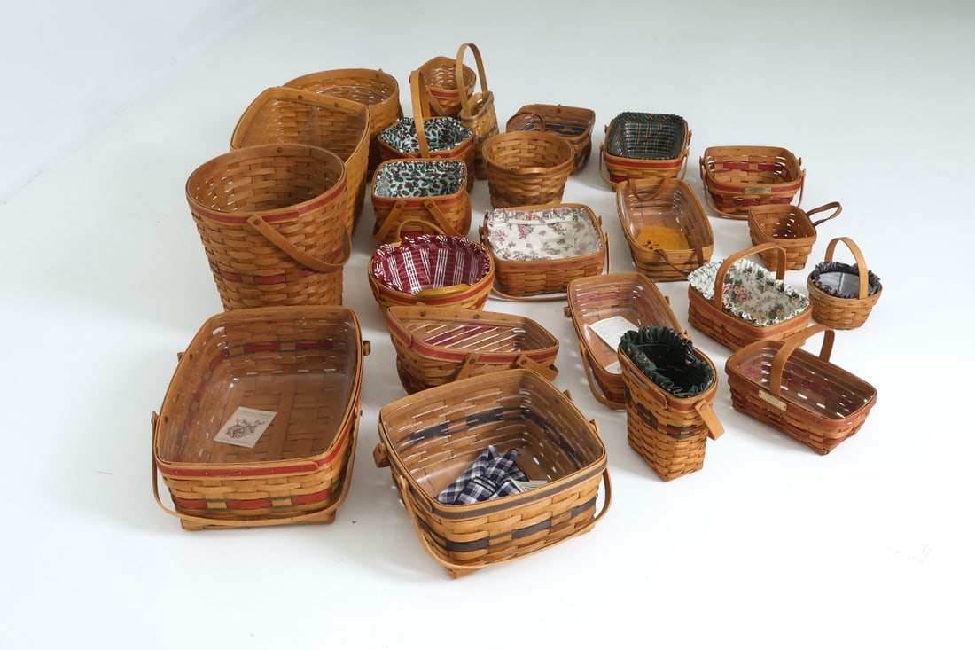 LONGABERGER BASKET GROUPING C. 1990S - 8