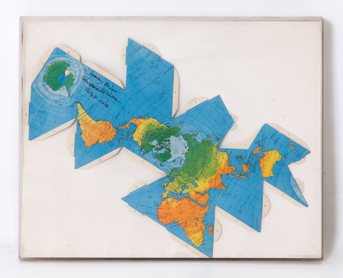 BUCKMINSTER FULLER DYMAXION WORLD MAP (1 of 9)