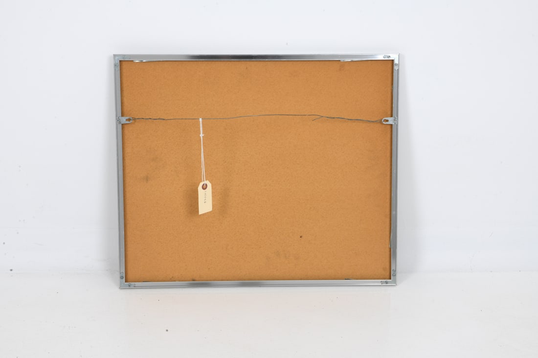 ABSTRACT WINTER SCENE LITHOGRAPH - 5