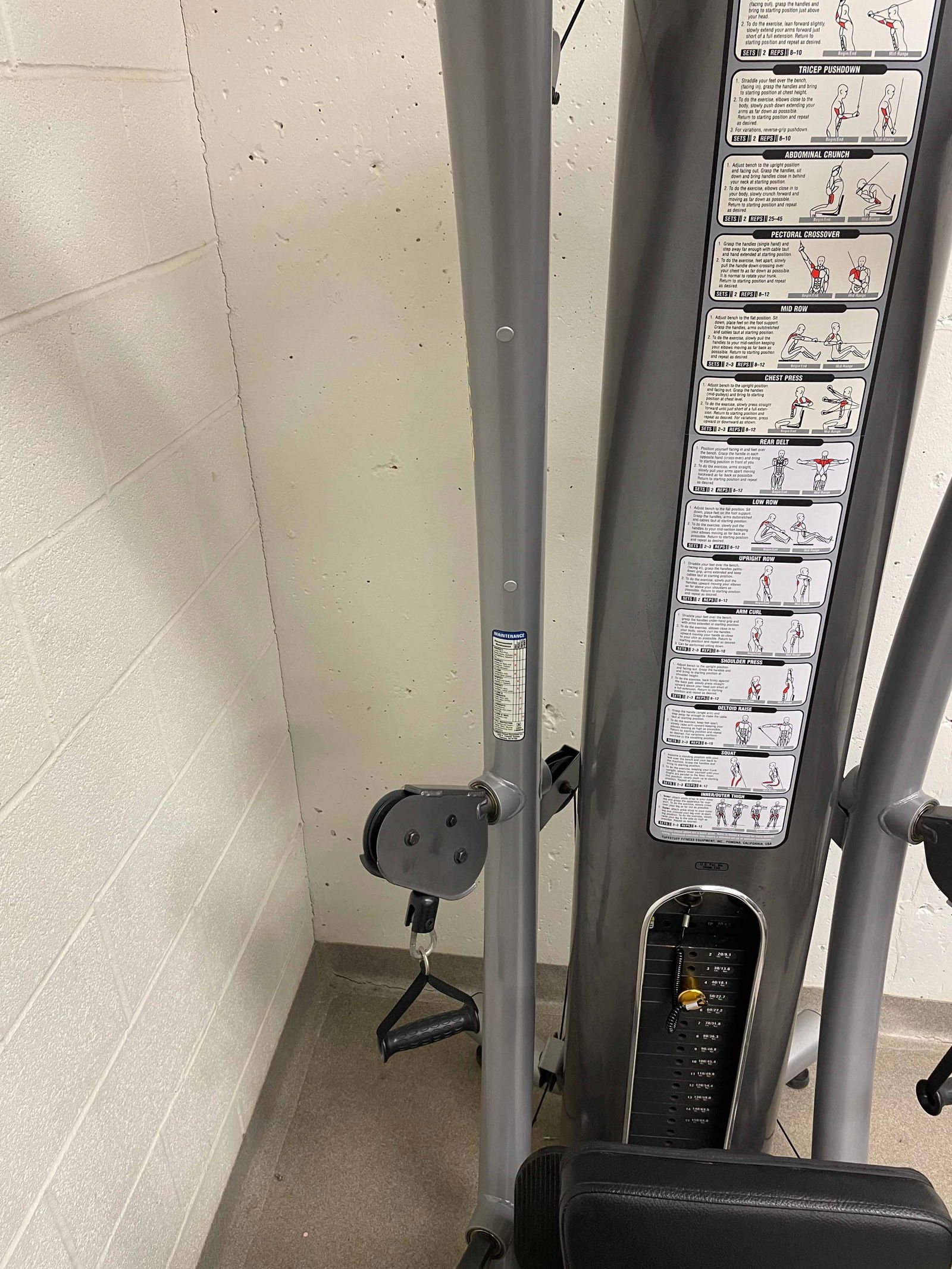 TUFFSTUFF SIX-PACK FUNCTIONAL TRAINER SPT-6X - 11