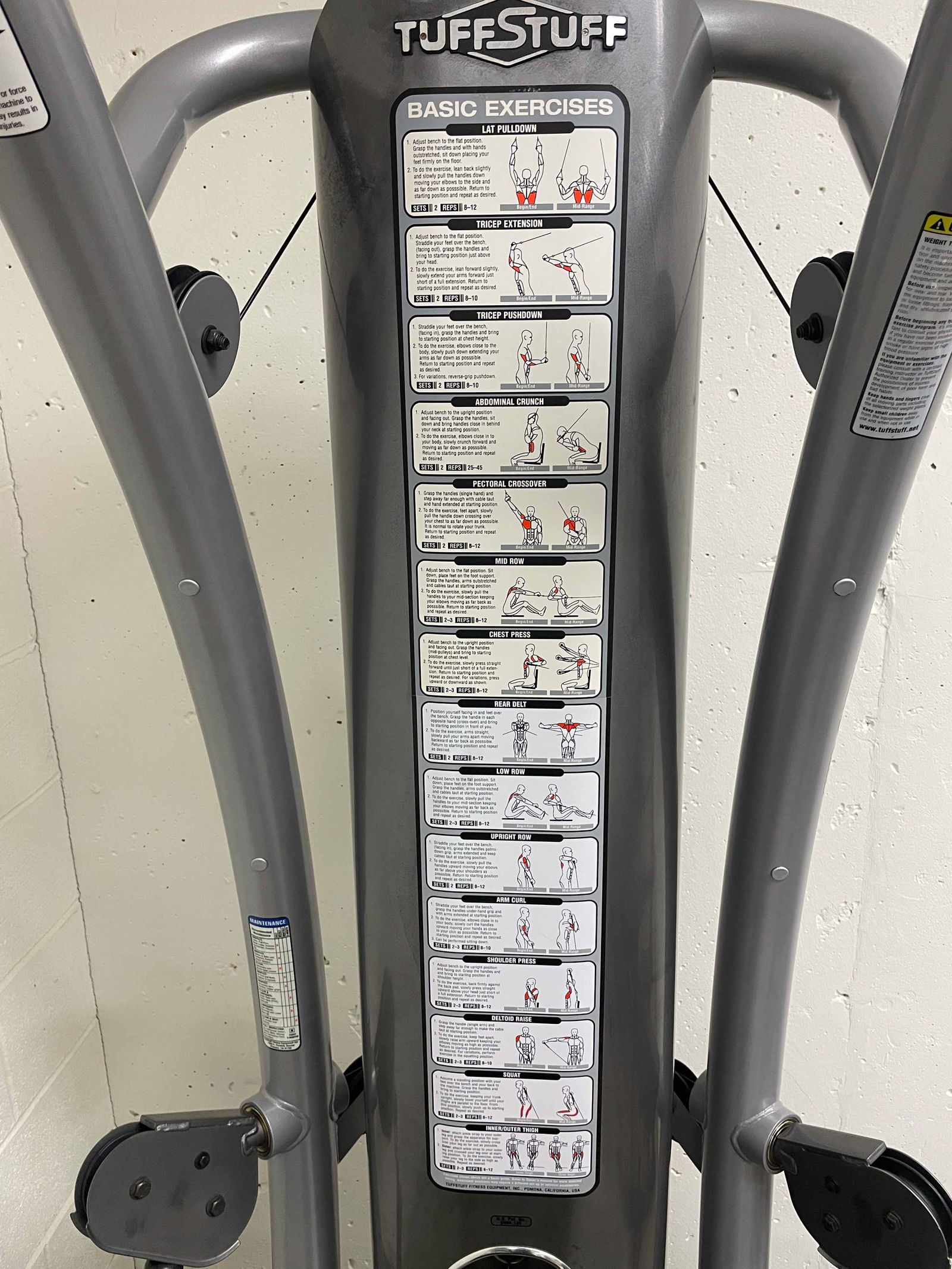 TUFFSTUFF SIX-PACK FUNCTIONAL TRAINER SPT-6X - 7