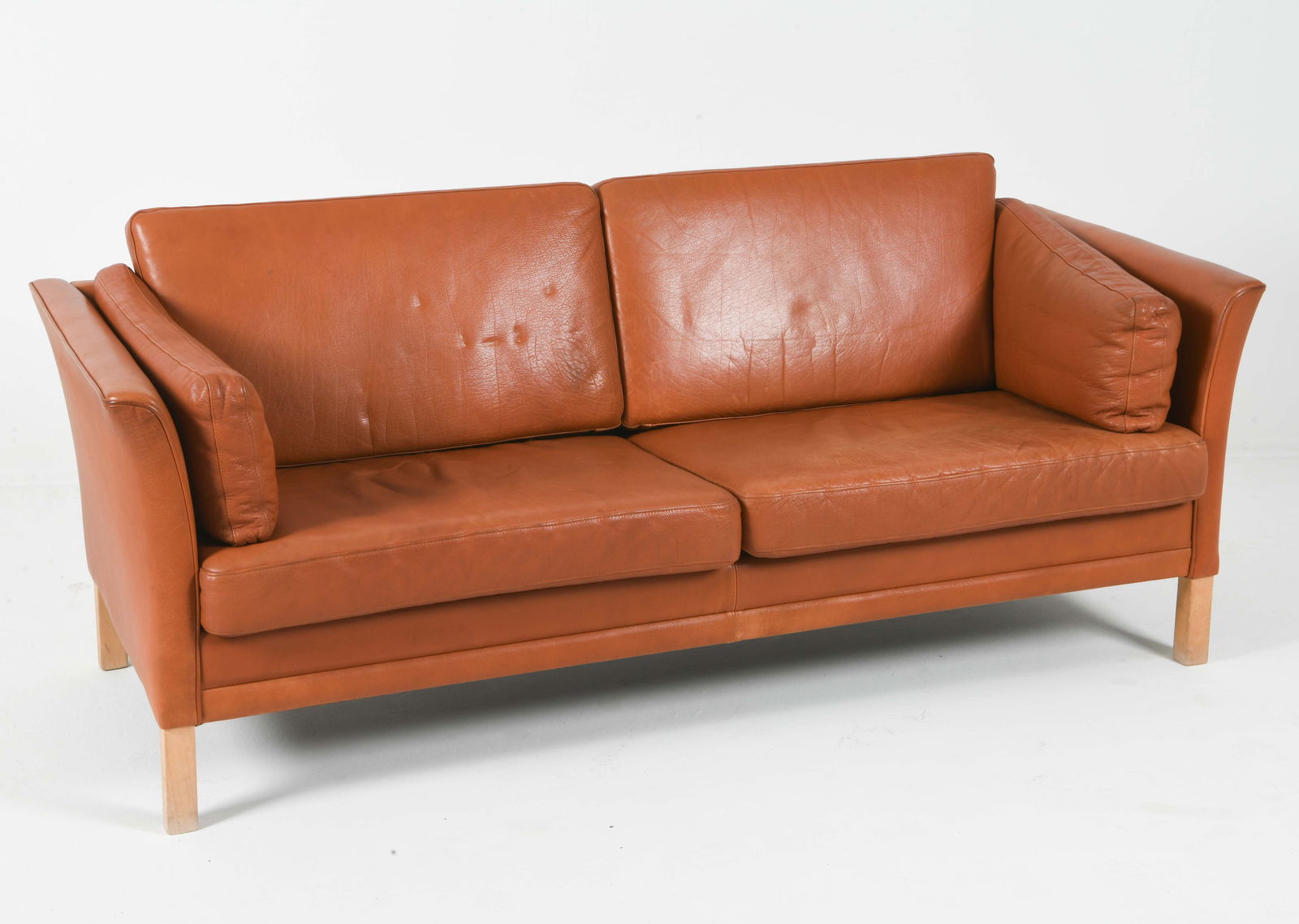 MOGENS HANSEN DANISH LEATHER SOFA C. 1960S (1 of 11)