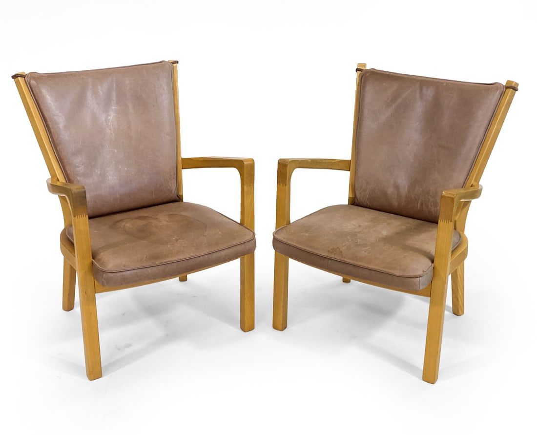 PAIR JOHN PETERSEN FOR PEVI DANISH ARMCHAIRS (1 of 14)