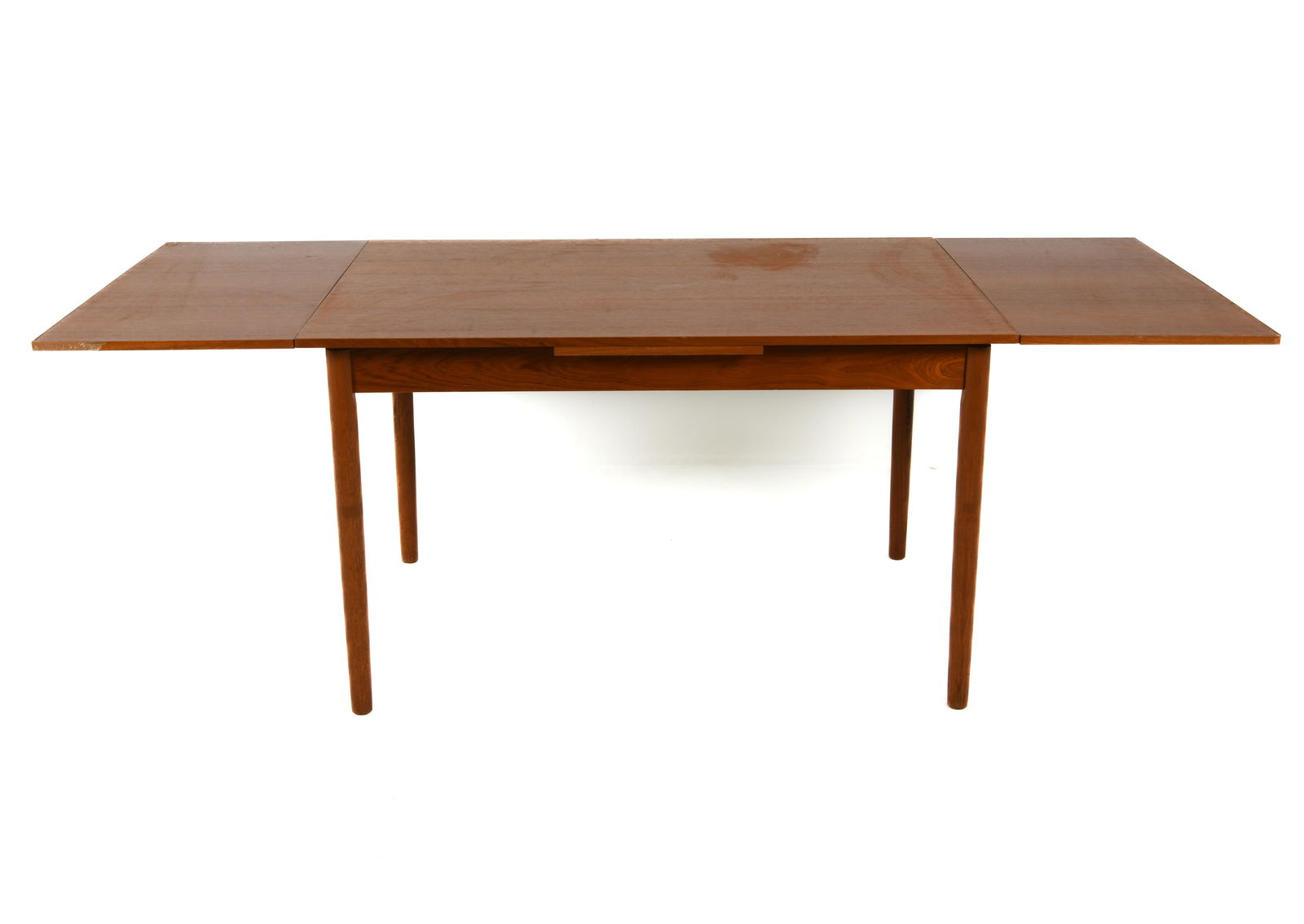 STYLE OF SOBORG DANISH TEAK DINING TABLE C. 1960S (1 of 13)