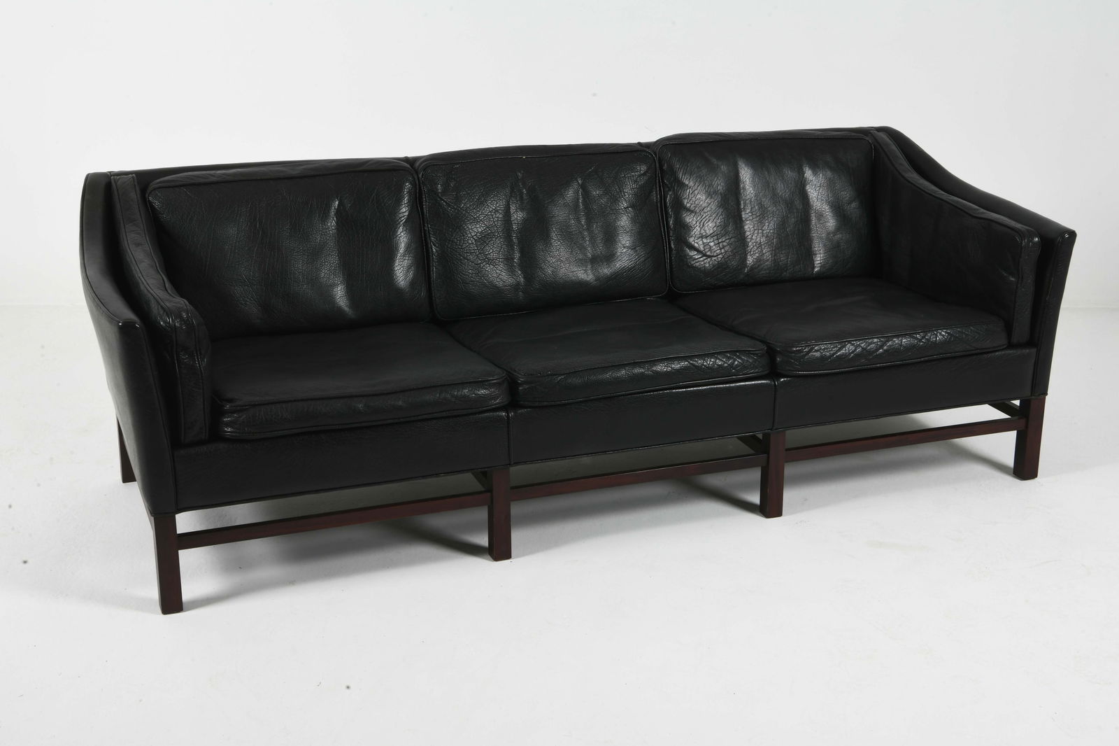 GEORG THAMS FOR GRANDT DANISH LEATHER SOFA C.1960S (1 of 11)