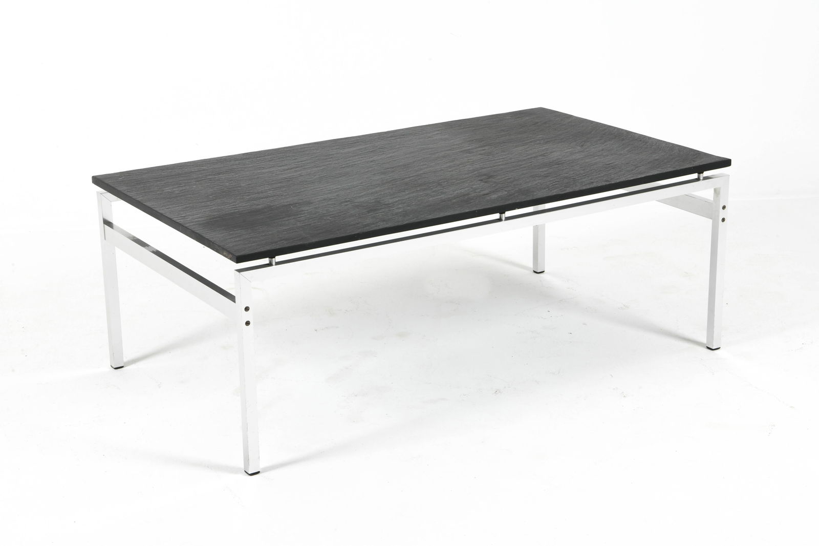 ATTR JEAN-RENE TALOPP SLATE COFFEE TABLE C. 1970S (1 of 12)