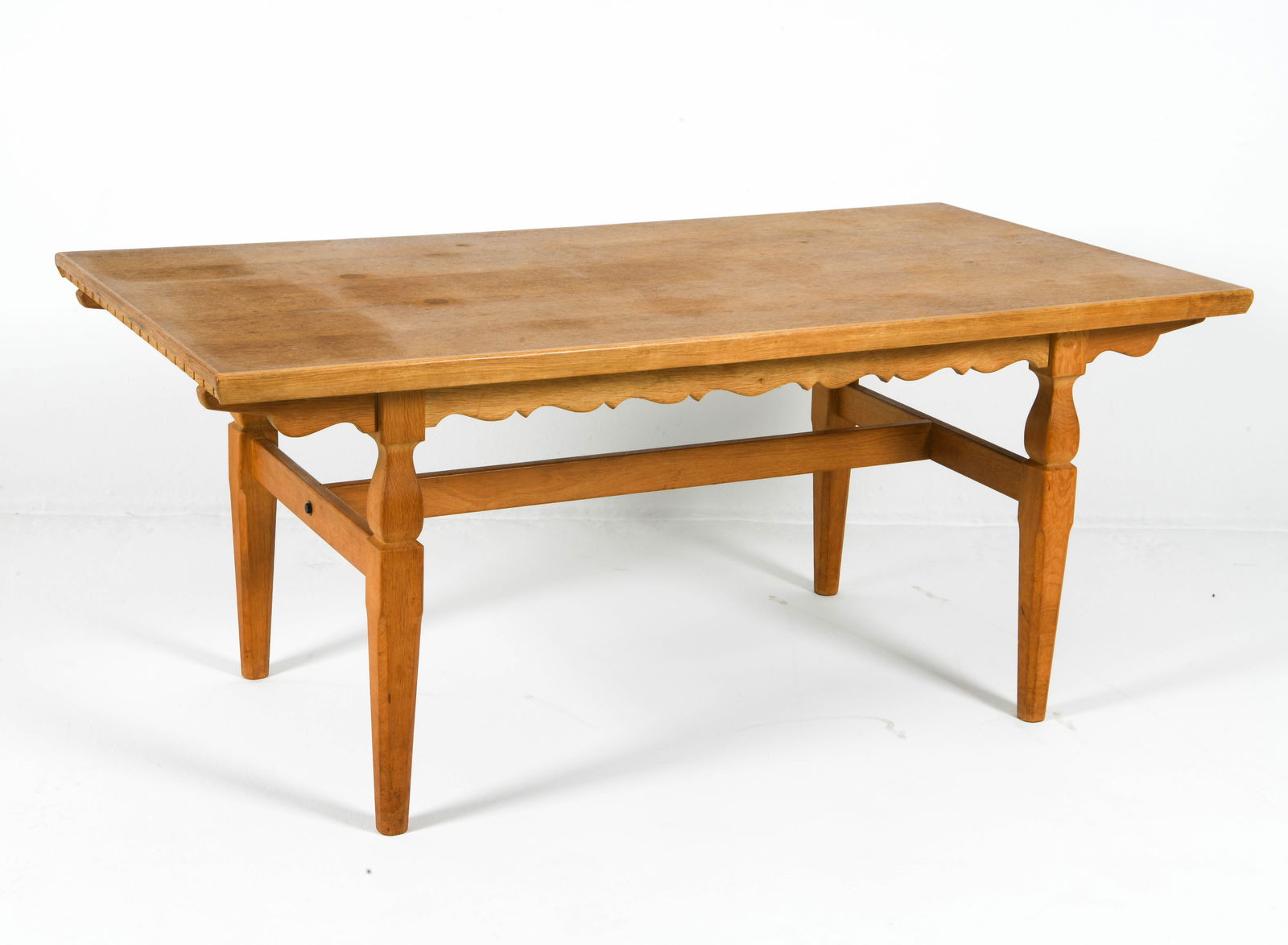 HENNING KJAERNULF FOR EG DANISH OAK DINING TABLE (1 of 12)