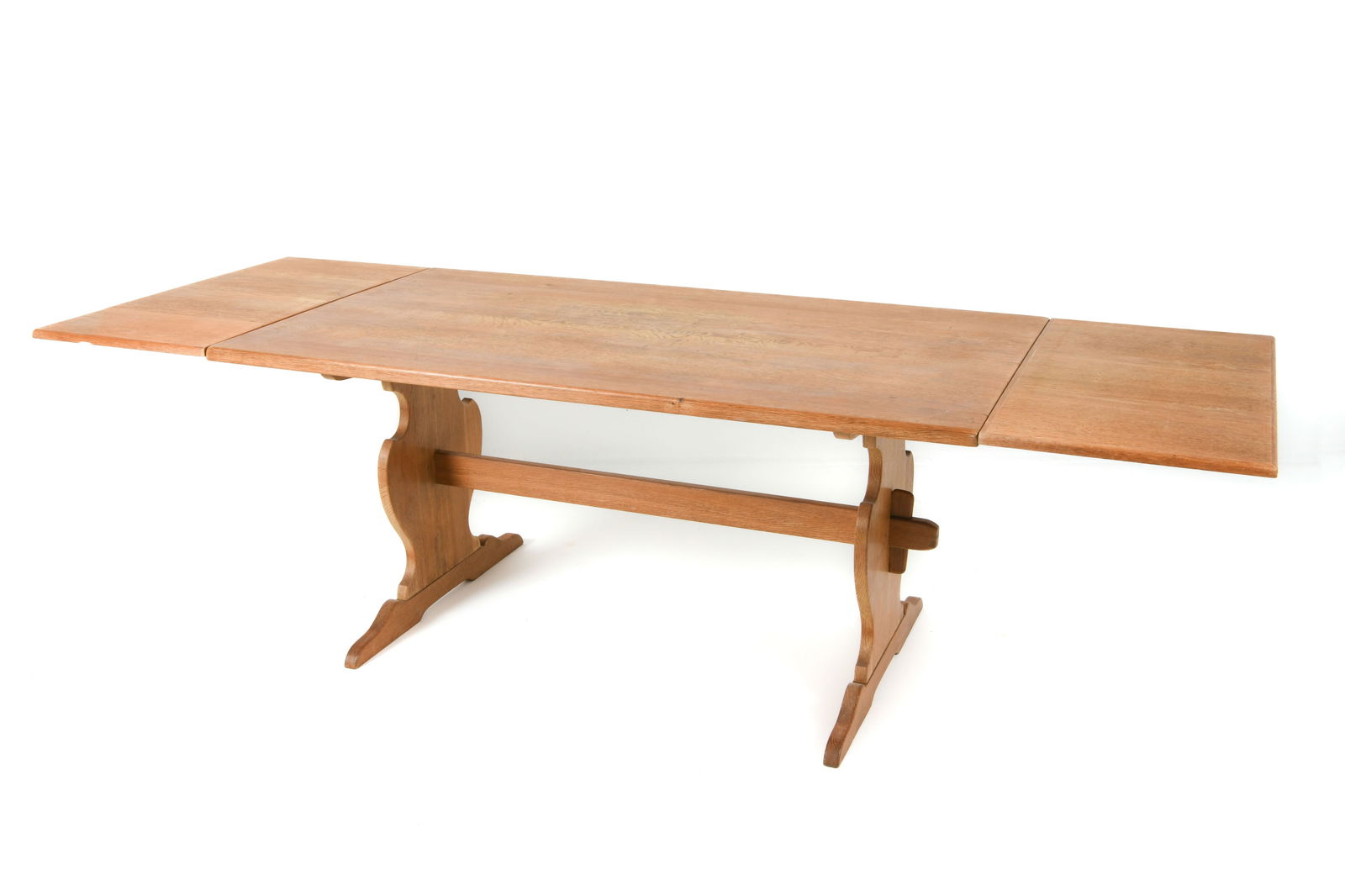 STYLE OF KJAERNULF DANISH OAK DINNG TABLE C. 1970S (1 of 10)