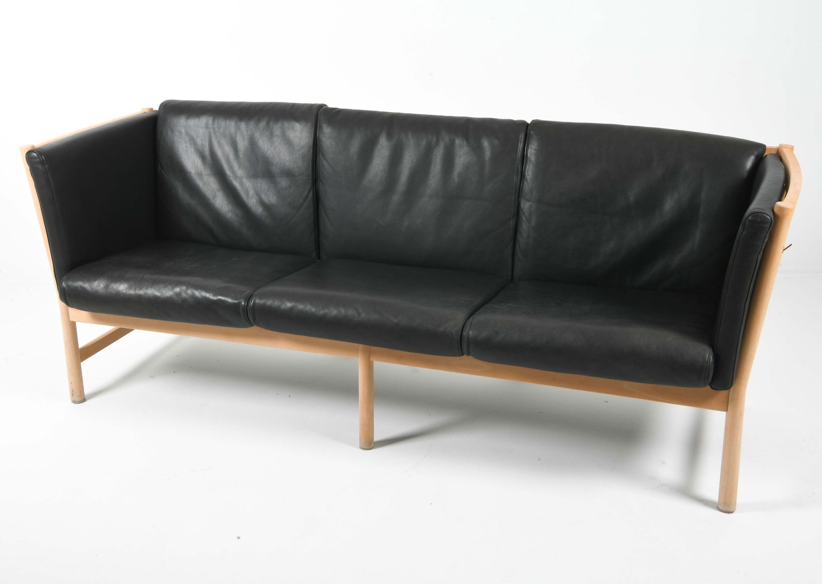 GEHL & NISSEN "LUNA" DANISH LEATHER SOFA C. 1960S (1 of 12)