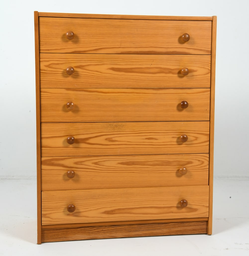 SWEDISH PINE CHEST OF DRAWERS (1 of 14)