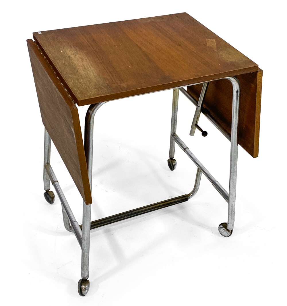 DANISH TEAK ROLLING CART C. 1960S (1 of 10)