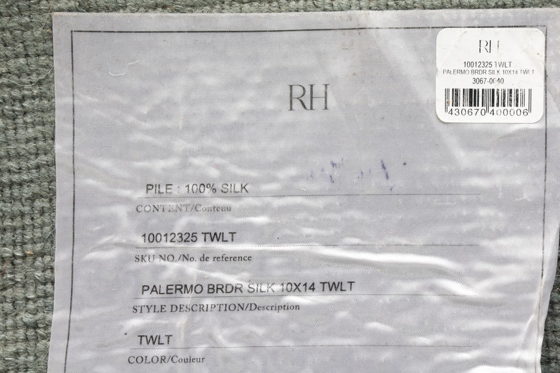 RH SILK AREA RUG - 13