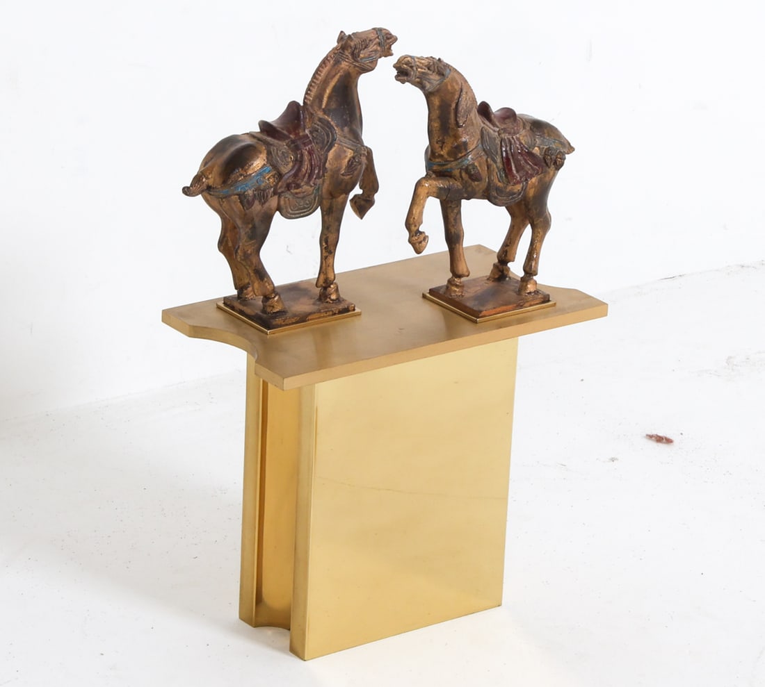 CHINESE TANG DYNASTY STYLE HORSE SCULPTURE (1 of 20)