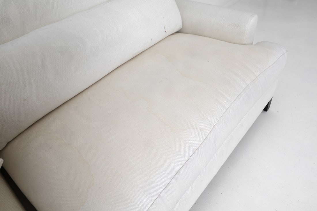 BAKER STYLE CUSTOM UPHOLSTERED SOFA - 12