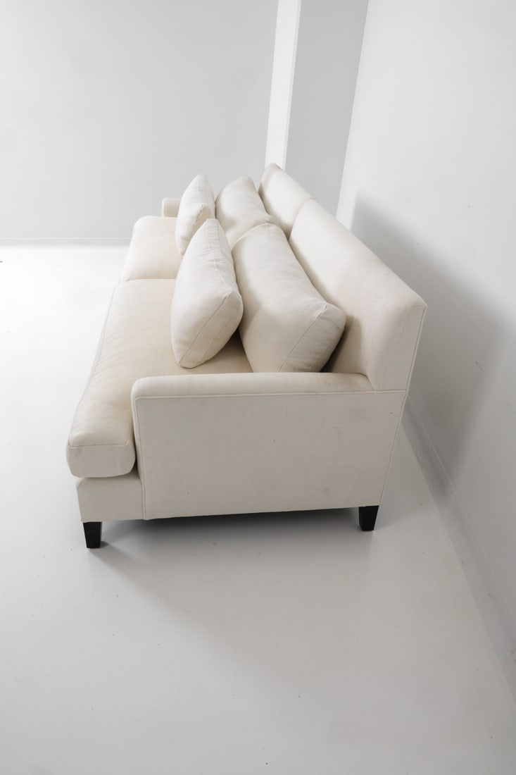 BAKER STYLE CUSTOM UPHOLSTERED SOFA - 5