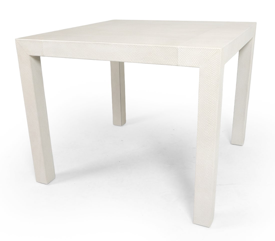 PARSONS STYLE WHITE BREAKFAST TABLE (1 of 16)