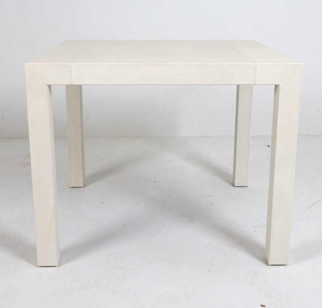 PARSONS STYLE WHITE BREAKFAST TABLE - 3