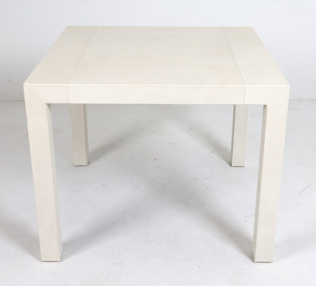 PARSONS STYLE WHITE BREAKFAST TABLE - 4