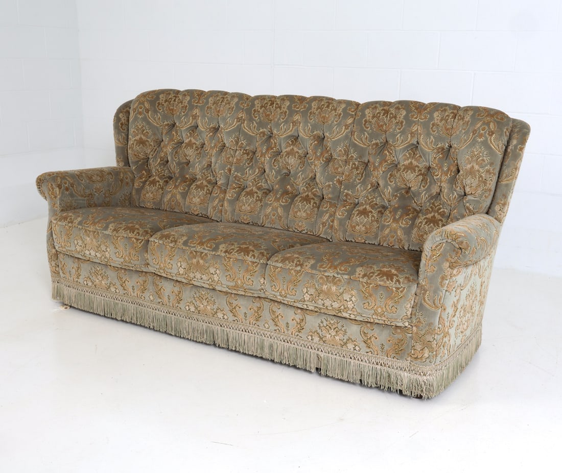 BOET STYLE SWEDISH VELVET SOFA C. 1940S (1 of 20)