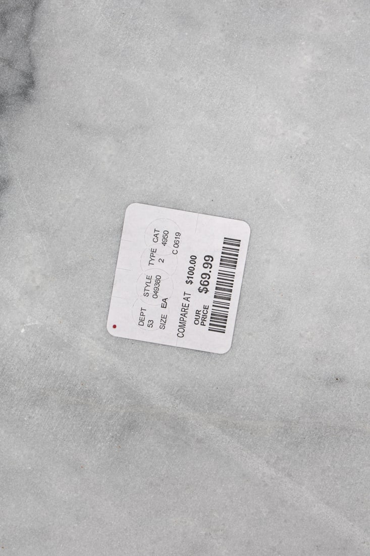 CONTEMPORARY MARBLE TOP SIDE TABLES - 12