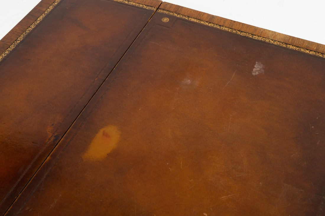 MAHOGANY DROP LEAF SIDE TABLE - 11