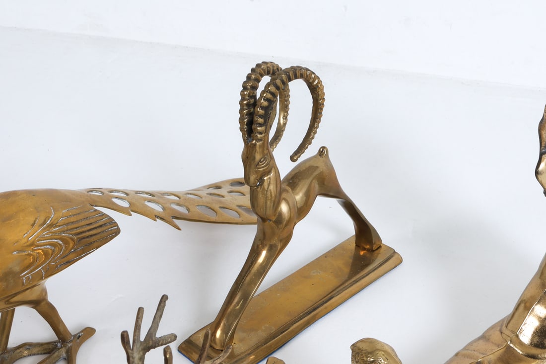 DECORATIVE BRASS GROUPING - 8