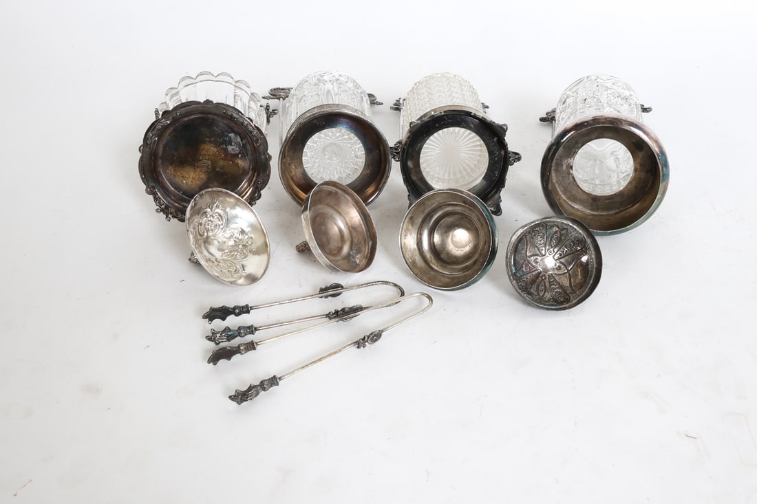 VICTORIAN PICKLE CASTOR GROUPING - 17