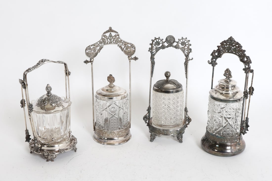 VICTORIAN PICKLE CASTOR GROUPING - 2