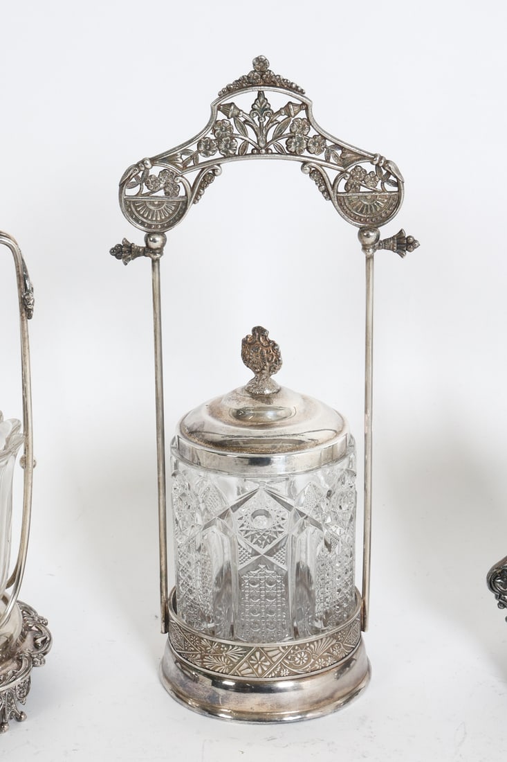 VICTORIAN PICKLE CASTOR GROUPING - 4