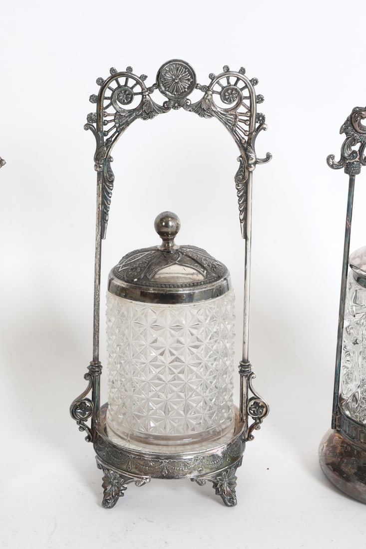 VICTORIAN PICKLE CASTOR GROUPING - 5