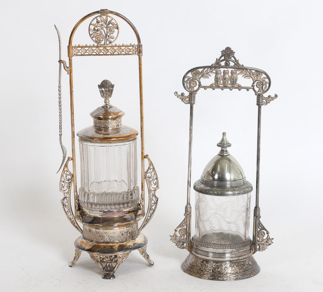 GROUPING OF VICTORIAN PICKLE CASTORS (1 of 20)