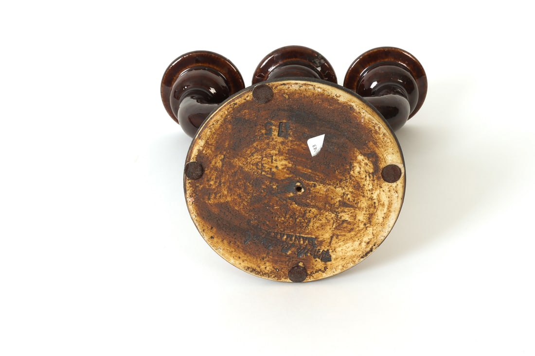 BIRGITTE ANDREZAJAK DANISH CERAMIC CANDLE HOLDER - 11