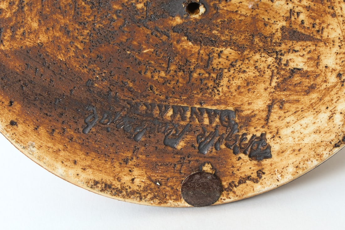 BIRGITTE ANDREZAJAK DANISH CERAMIC CANDLE HOLDER - 12