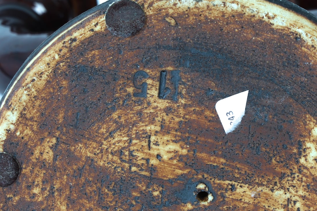 BIRGITTE ANDREZAJAK DANISH CERAMIC CANDLE HOLDER - 13