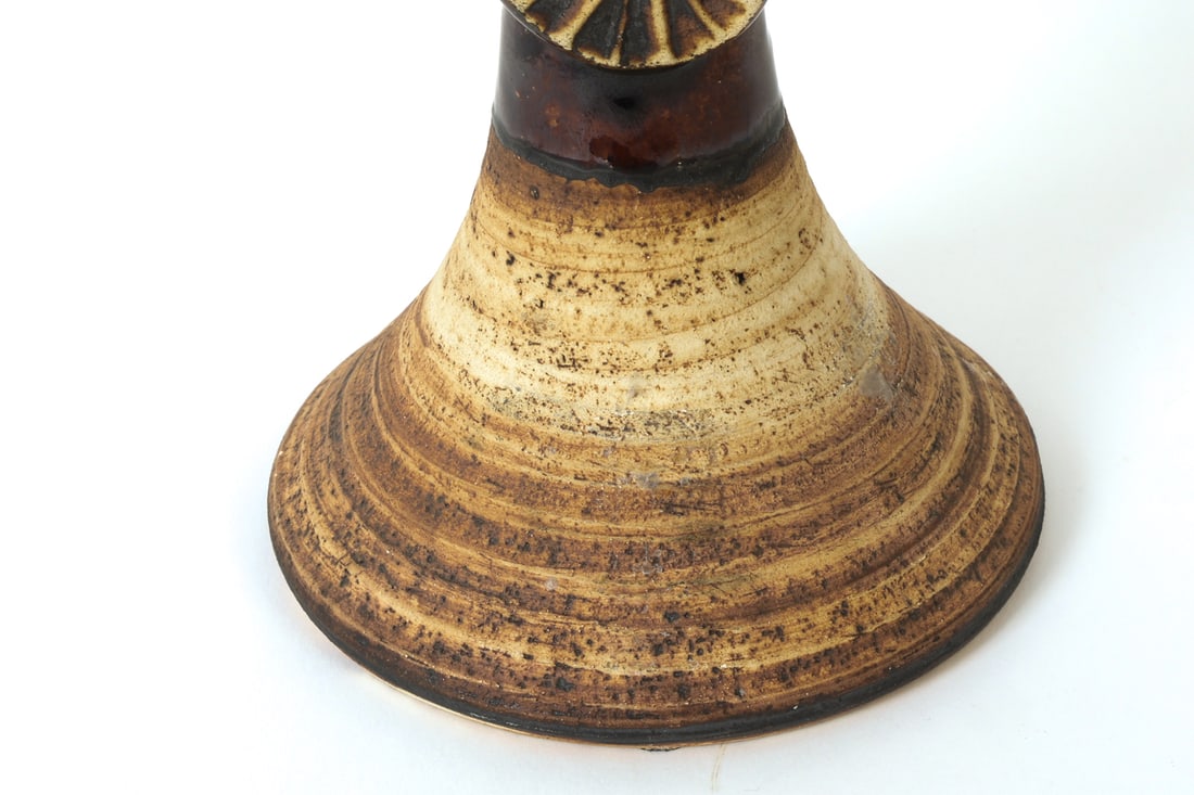 BIRGITTE ANDREZAJAK DANISH CERAMIC CANDLE HOLDER - 6