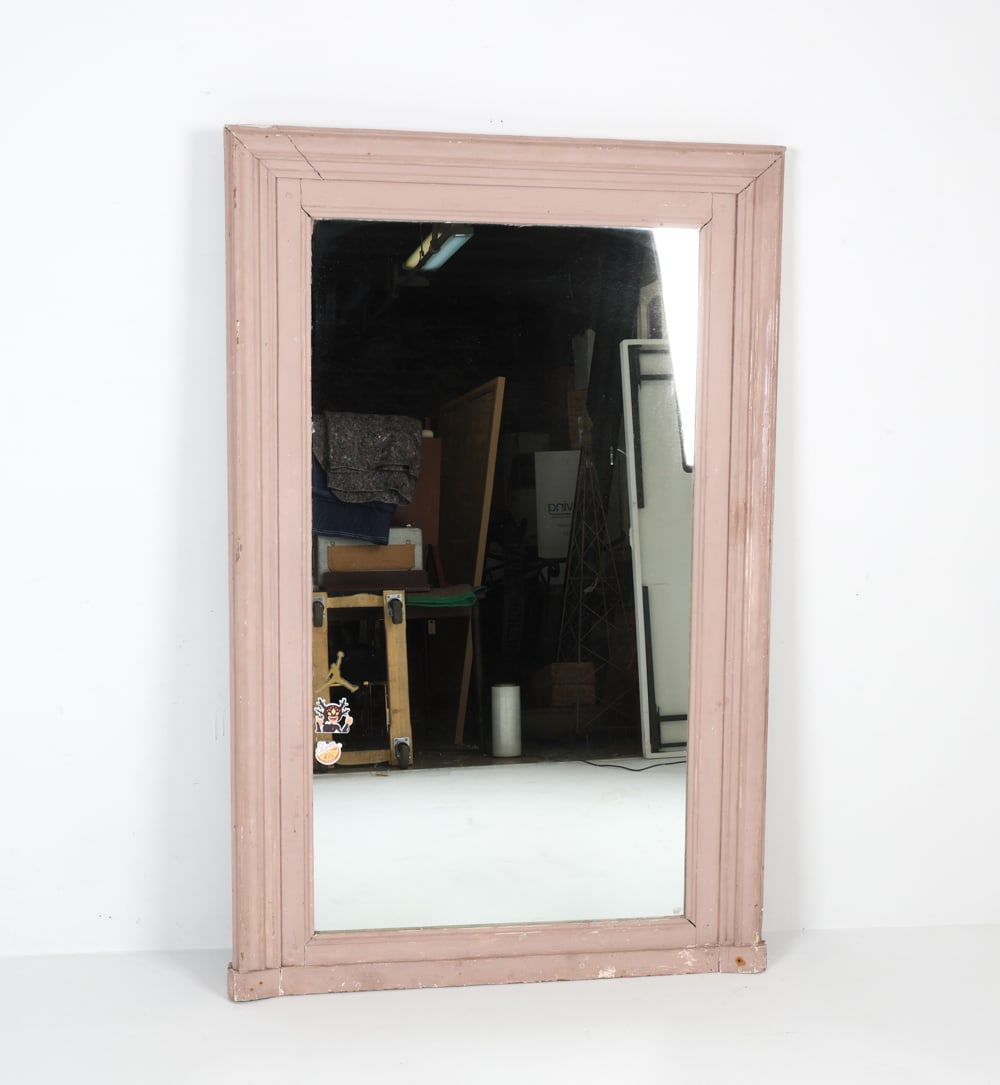 ANTIQUE PAINTED WALL MIRROR - 2